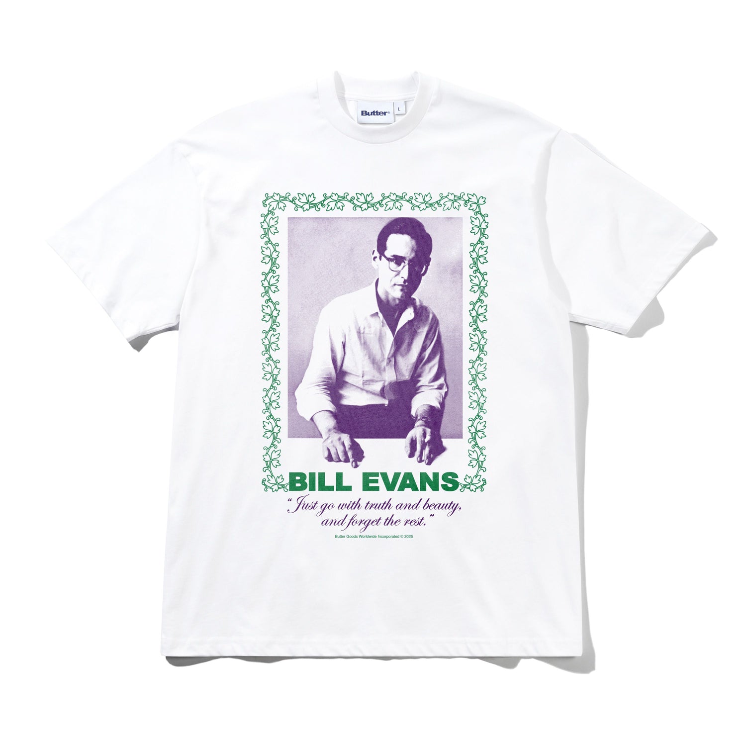 Butter Goods x Bill Evans - Truth and Beauty Tee